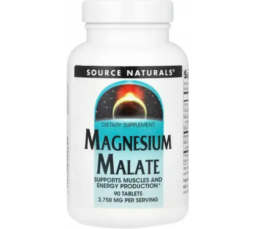 Магний малат Source Naturals Magnesium Malate 3750 мг 90 таб