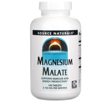 Магній малат Source Naturals Magnesium Malate 1250 мг 180 таблеток