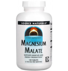 Магній малат Source Naturals Magnesium Malate 1250 мг 180 таблеток