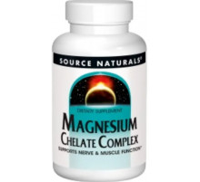 Магний хелат Source Naturals Magnesium Chelate 100 мг 100 таб