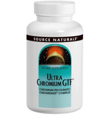 Хром ультра Source Naturals Ultra Chromium GTF 120 таб