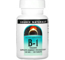 Тіамін вітамін в1 Source Naturals Thiamin 100 таб