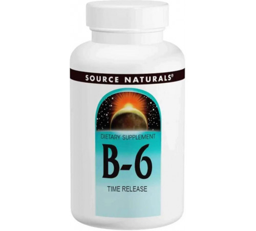 Вітамін В6 (піридоксин) Source Naturals Vitamin B-6 500 мг 100 табл.