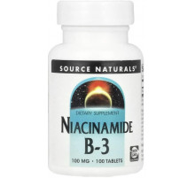 Ніацинамід (В-3) Source Naturals Niacinamide B-3 100 мг 100 таб