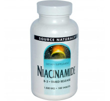 Ниацинамид В3 Source Naturals Niacinamide B-3 100 таб