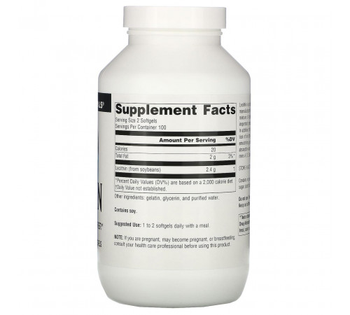 Лецитин Source Naturals Lecithin 1200 мг 200 капсул