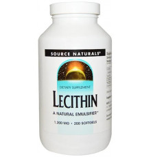 Лецитин Source Naturals Lecithin 1200 мг 200 капсул