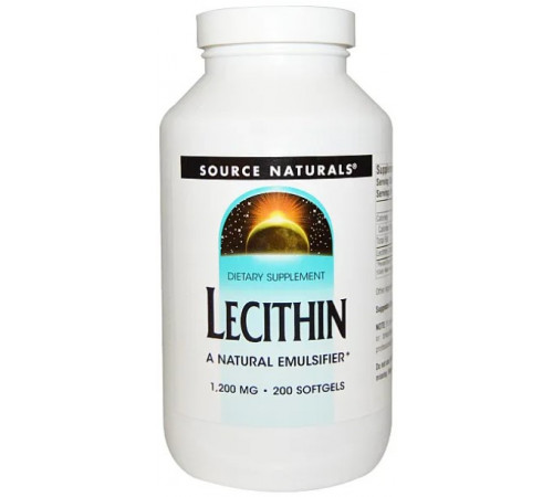 Лецитин Source Naturals Lecithin 1200 мг 200 капсул