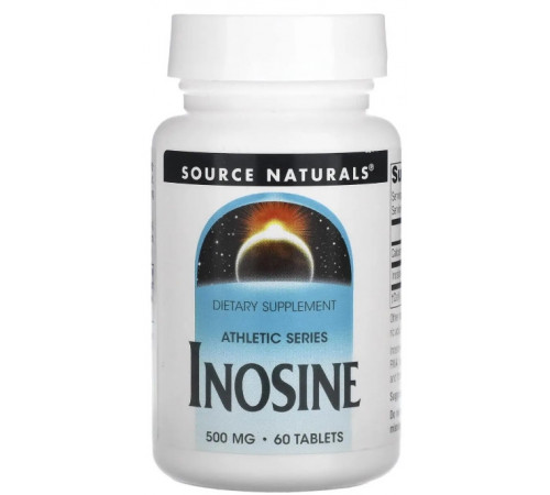 Інозин Source NaturalsInosine 500 мг 60 таб
