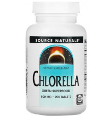 Хлорелла Source Naturals Chlorella 500 мг 200 таблеток