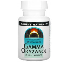Гамма оризанол Source Naturals Gamma Oryzanol 60 мг 100 таблеток