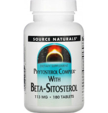 Комплекс фітостеролів з бета-ситостеролом Source Naturals Phytosterol 180 таб