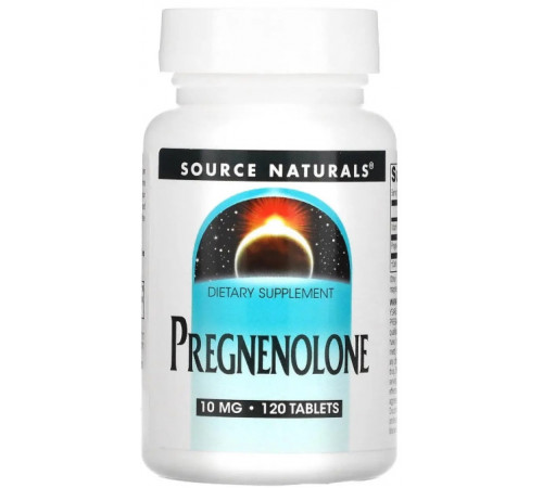 Прегненолон Source Naturals Pregnenolone 10 мг 120 таб