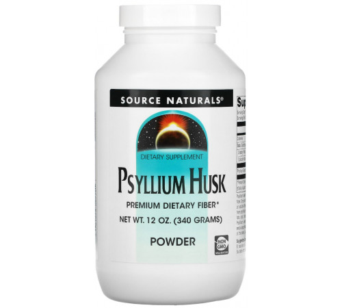Псіліум Подорожник Source Naturals Psyllium Husk порошок 340 гр