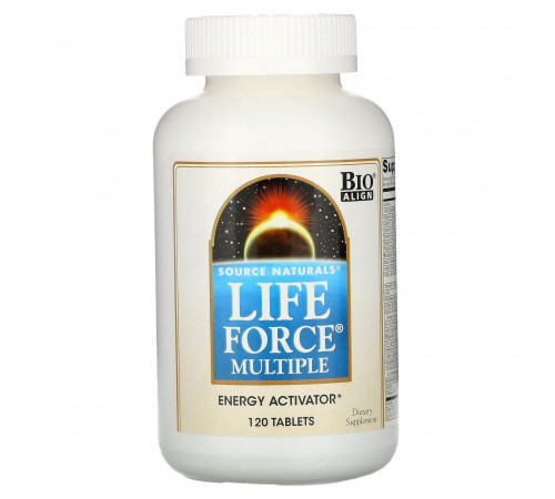 Витаминный комплекс для энергии Source Naturals Life Force Multiple 120 таб