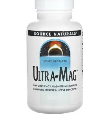 Ультрамагній для заспокоєння Source Naturals Ultra-Mag 60 таб