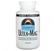 Магний (ультра-маг) Source Naturals Ultra-Mag 120 таб
