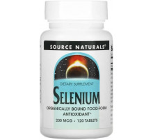 Селен дрожжевой Source Naturals Selenium 200 мкг 120 таб