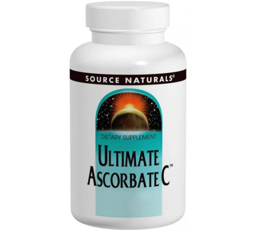 Вітамін С (у формі аскорбата магнія) Source Naturals Ultimate Ascorbate C 100 таб