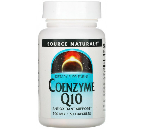Коензим Q10 Source Naturals Coenzyme Q10 60 капс