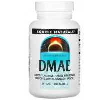 Диметиламіноетанол Source Naturals DMAE 351 мг 200 таблеток