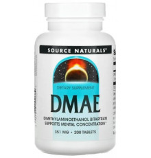 Диметиламіноетанол Source Naturals DMAE 351 мг 200 таблеток