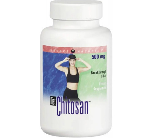 Хітозан для схуднення Source Naturals Diet Chitosan 500 мг 120 капс