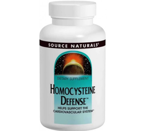Підтримка серця Source Naturals Homocysteine Defense 120 таб