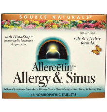 Гомеопатія для алергіків Source Naturals  Allergy & Sinus 48 таб.