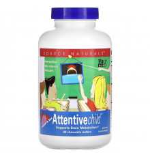 Уважна дитина Source Naturals Attentive Child 60 жовт таб сладкие