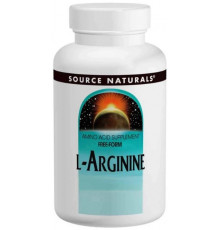 Аргінін Source Naturals L-Arginine 500 мг 100 таблеток