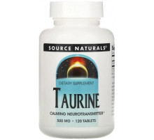 Таурин Source Naturals Taurine 500 мг 120 таблеток