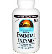 Ферменти для травлення Source Naturals Essential Enzymes 500 мг 240 капс