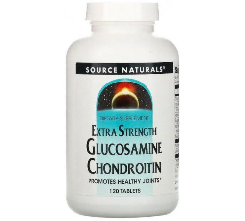 Глюкозамін і хондроїтин Source Naturals Glucosamine Chondroitin 120 таб