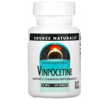 Вітаміни для мозку Source Naturals Vinpocetine 10 мг 120 таблеток