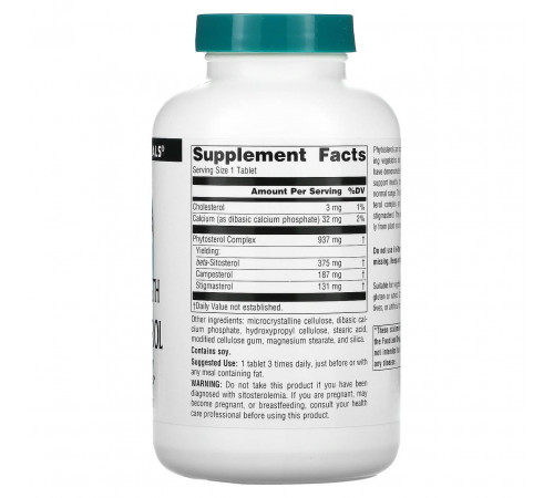 Бета ситостерол комплекс Source Naturals Beta Sitosterol 375 мг 120 таб