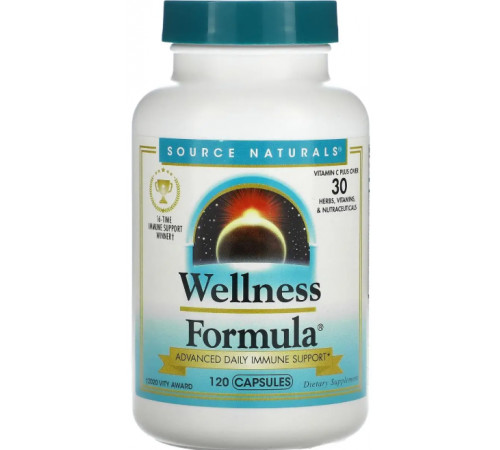 Вітаміни для імунітету Source Naturals Wellness Formula 120 капс