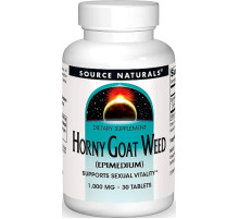 Гірчанка Source Naturals Horny Goat Weed (Epimedium) 1000 мг 30 таб