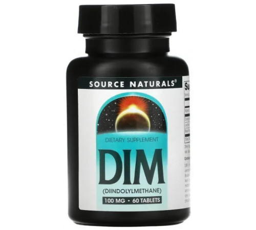 Диіндолілметан Source Naturals DIM 100 мг 60 таблеток