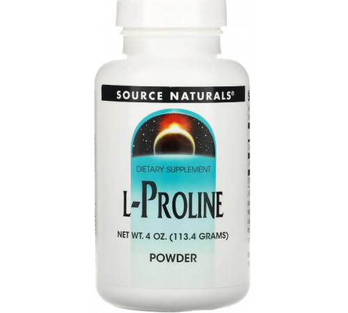L-пролін Source Naturals L-Proline Powder 113,4 г порошок