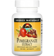 Екстракт гранату Source Naturals Pomegranate Extract 500 мл 60 таб