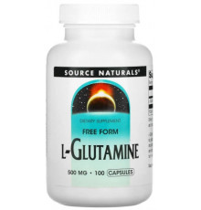 Глутамін Source Naturals L-Glutamine 500 мг 100 капс