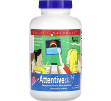 Детские витамины для мозга Source Naturals Attentive Child 120 жев таб