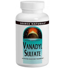 Ванадій сульфат Source Naturals Vanadyl Sulfate 10 мг 100 таблеток