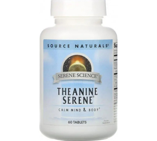 Теанін Source Naturals Theanine Serene 60 таб