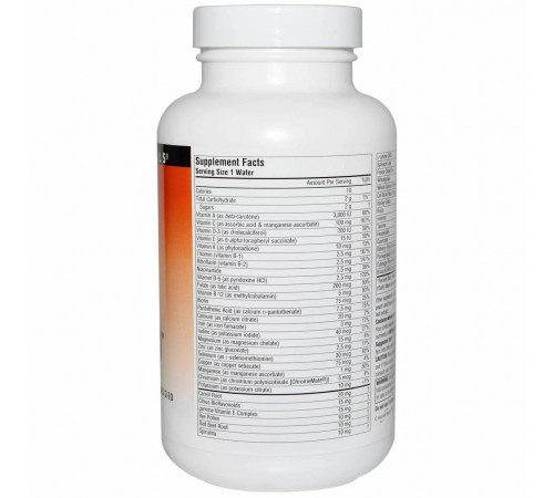 Вітаміни та мінерали для дітей Source Naturals Mega-Kid 60 жев таб ягоди