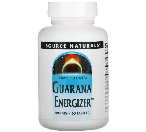 Гуарана Source Naturals Guarana Energizer 60 таб