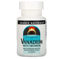 Хром і ванадій Source Naturals Vanadium with Chromium 90 таблеток