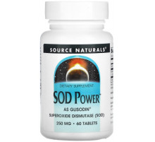 Супероксиддисмутаза Source Naturals SOD 250 мг 60 таблеток