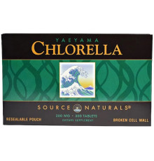 Хлорела Source Naturals Yaeyama Chlorella 200 мг 300 таблеток